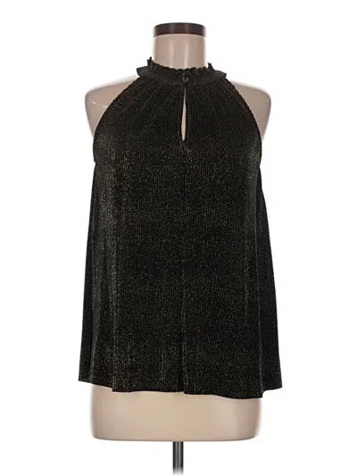 Rachel Rachel Roy Tank Top Black Halter Neckline Tops