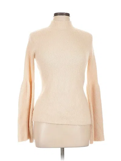 Pre-owned Rachel Rachel Roy Turtleneck Sweater In White