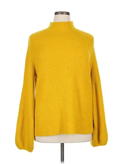 Pre-owned Rachel Rachel Roy Turtleneck Sweater In Yellow
