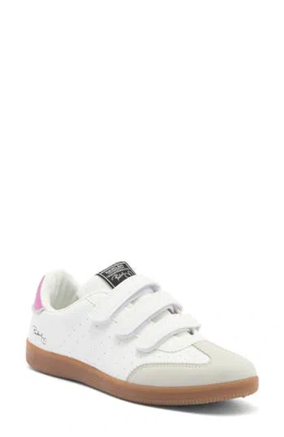 Rachel Rachel Roy Velma Triple Strap Sneaker In White/pink ModeSens
