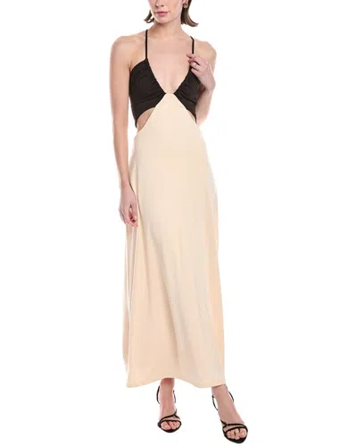 Rachel Rachel Roy Willow Midi Dress In Beige