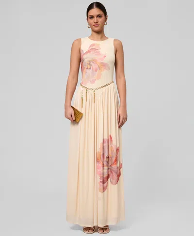 Rachel Rachel Roy Women's Crewneck Genevieve Maxi Dress In Neutral