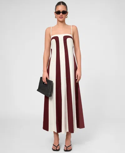Rachel Rachel Roy Eleni Linen Maxi Dress In Multi