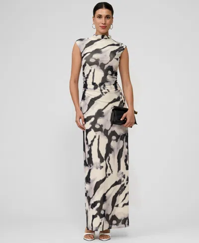 Rachel Rachel Roy Women's Nina Mock-neck Mesh Dress In White