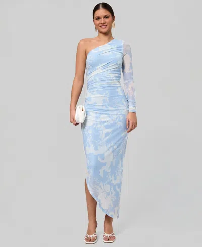 Rachel Rachel Roy Women's One Shoulder Maxi Dress In Blue