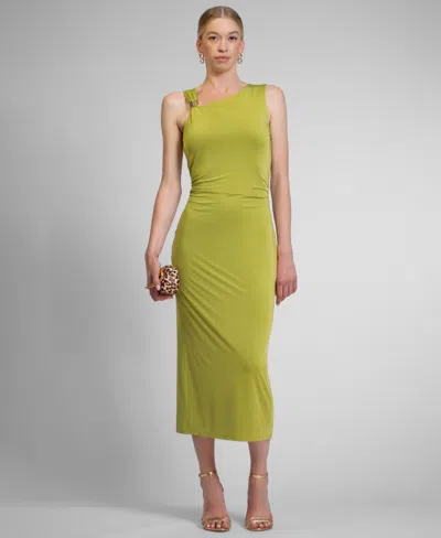 Rachel Rachel Roy Women's One Shoulder Midi Dress In Green