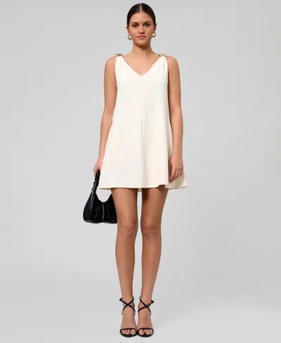 Rachel Rachel Roy Women's V-neck Short Dress In Neutral