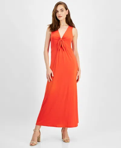 Rachel Rachel Roy Women's Wilonna Tie-front A-line Dress In Rio Red