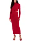 Rachel Rachel Roy Womens Full Length Mock Neck Sweaterdress In Multi