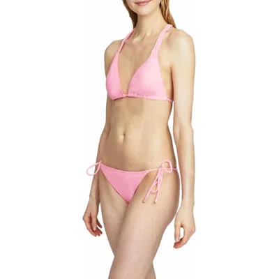 Rachel Rachel Roy Womens Side Tie Monokini Swim Bottom Separates In Pink