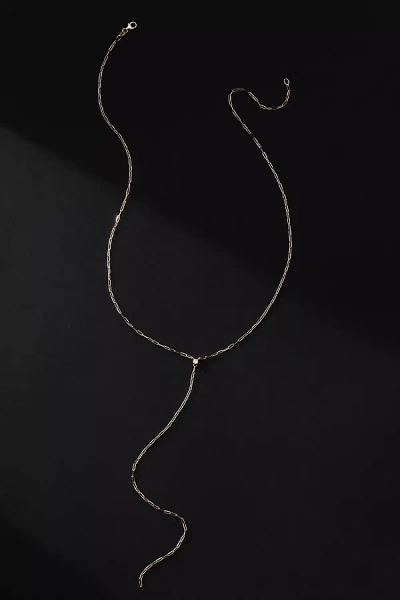 Rachel Reid Jewelry Y-chain Necklace In Gold