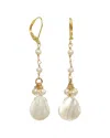 Rachel Reinhardt 14k Over Silver 3mm-10mm Pearl Linear Earrings