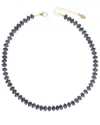 Rachel Reinhardt 14k Over Silver Agate Knotted Silk Necklace