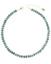 Rachel Reinhardt 14k Over Silver Agate Knotted Silk Necklace