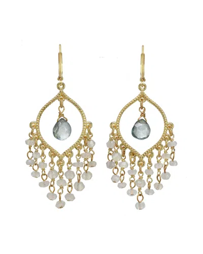 Rachel Reinhardt 14k Over Silver Chalcedony Earrings