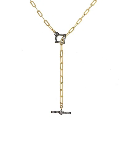 Rachel Reinhardt 14k Over Silver Paperclip Chain Necklace