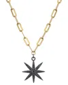 Rachel Reinhardt 14k Over Silver Cz Princess Collar Necklace