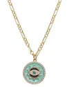 Rachel Reinhardt 14k Over Silver Evil Eye Necklace
