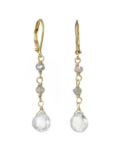 Rachel Reinhardt 14k Over Silver Gemstone Earrings