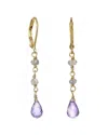 Rachel Reinhardt 14k Over Silver Gemstone Earrings