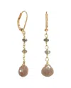 Rachel Reinhardt 14k Over Silver Gemstone Earrings