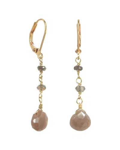 Rachel Reinhardt 14k Over Silver Gemstone Earrings