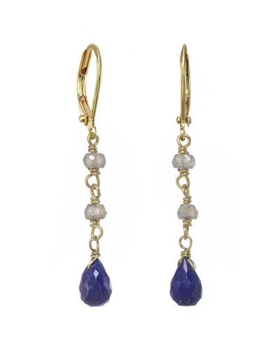 Rachel Reinhardt 14k Over Silver Gemstone Earrings