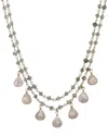 Rachel Reinhardt 14k Over Silver Gemstone Necklace