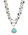 Rachel Reinhardt 14k Over Silver Gemstone Necklace