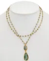 Rachel Reinhardt 14k Over Silver Labradorite Necklace