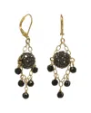 Rachel Reinhardt 14k Over Silver Onyx Chandelier Earrings