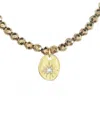 Rachel Reinhardt 14k Over Silver Pyrite Cz Starburst Pendant Necklace
