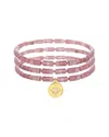 Rachel Reinhardt 14k Over Silver Rhodonite Star Stretch