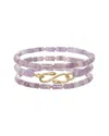 Rachel Reinhardt 14k Over Silver Tanzanite Snake Stretch