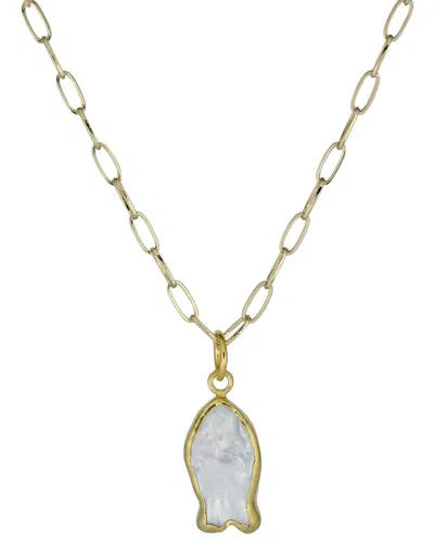 Rachel Reinhardt 14k Plated 15mm Necklace In Gold