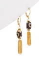 Rachel Reinhardt 14k Plated Agate Drop Earrings