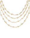 Rachel Reinhardt 14k Plated Layered Necklace