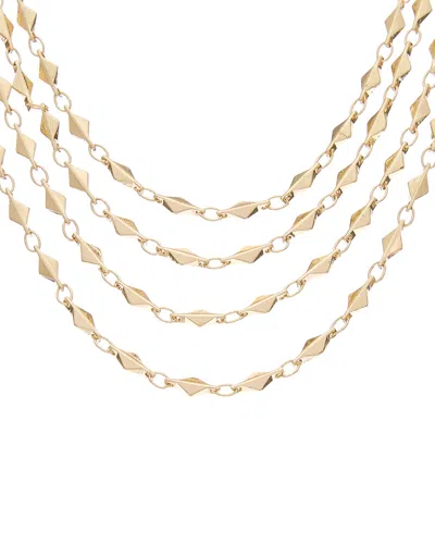 Rachel Reinhardt 14k Plated Layered Necklace
