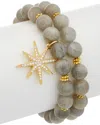 Rachel Reinhardt 14k Plated Star Stretch Bracelet