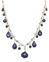 Rachel Reinhardt Blue Lapis Droplet Necklace