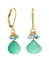 RACHEL REINHARDT RACHEL REINHARDT GEMSTONE CLUSTER EARRINGS