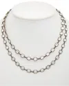 Rachel Reinhardt Plated Silver Cz Layered Necklace