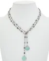 Rachel Reinhardt Silver Gemstone 42in Necklace