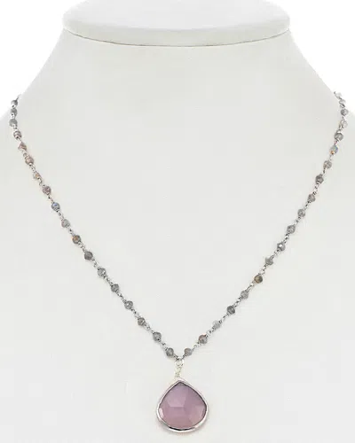 Rachel Reinhardt Silver Gemstone Necklace