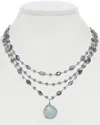 Rachel Reinhardt Silver Gemstone Necklace