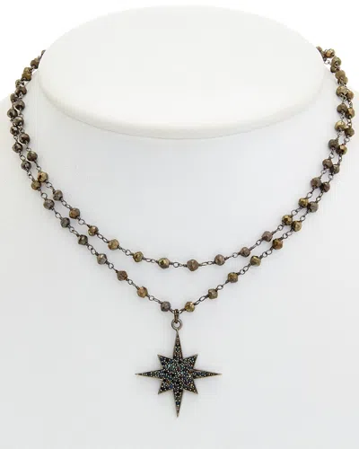 Rachel Reinhardt Silver Gemstone Necklace