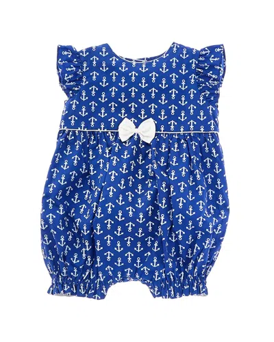 Rachel Riley Kids' Anchor Frill Bubble In Blue