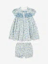 RACHEL RILEY BABY GIRLS FLORAL SMOCKED DRESS AND BLOOMERS