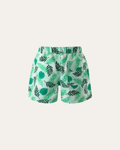 RACHEL RILEY BOY'S PALM TREE SWIM TRUNKS