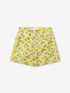 Rachel Riley Coconut-print Swim Shorts In Yellow